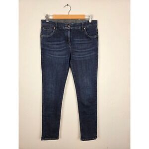 BRUNELLO CUCINELLI Women's Dark‎ Wash Slim Fit Denim Jeans Made in Italy Size 10